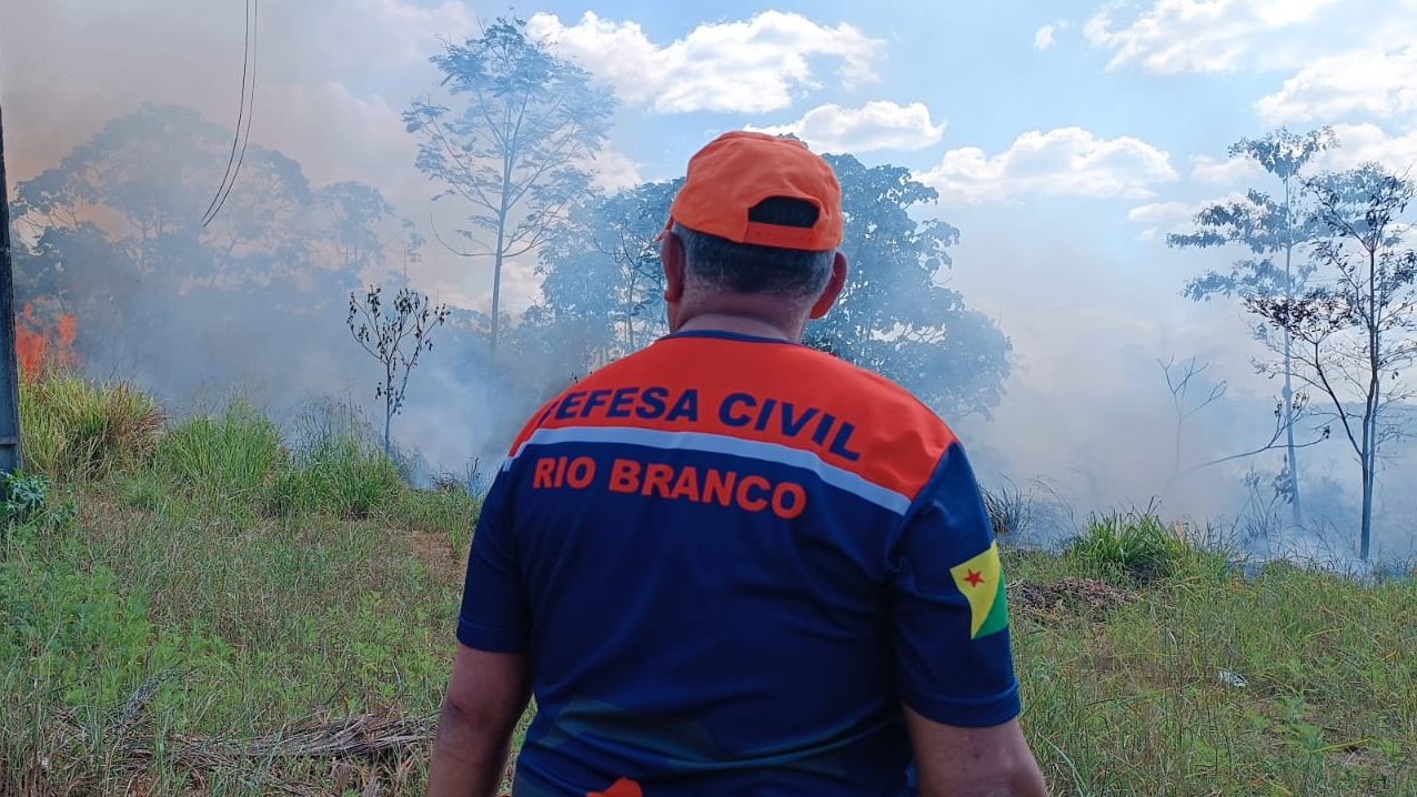 Defesa Civil de Rio Branco emite alerta à população sobre os riscos da estiagem
