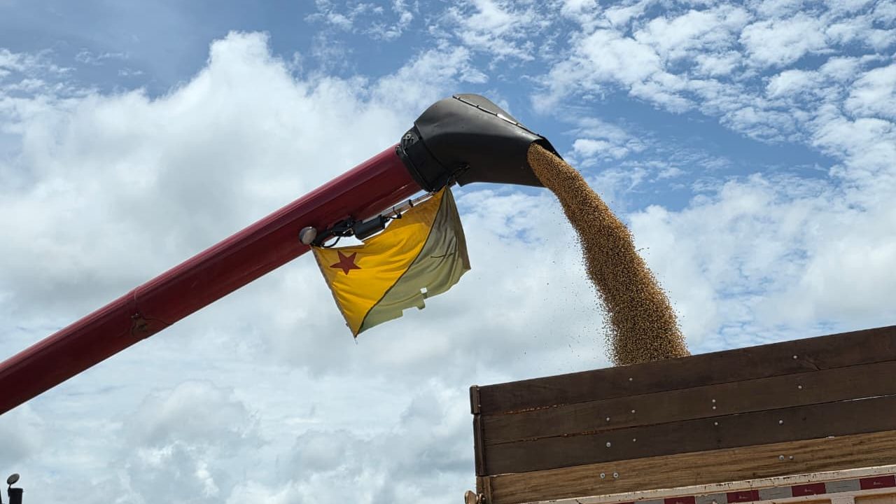 Prefeito de Rio Branco e presidente da Amac visita plantio de soja em Brasileia